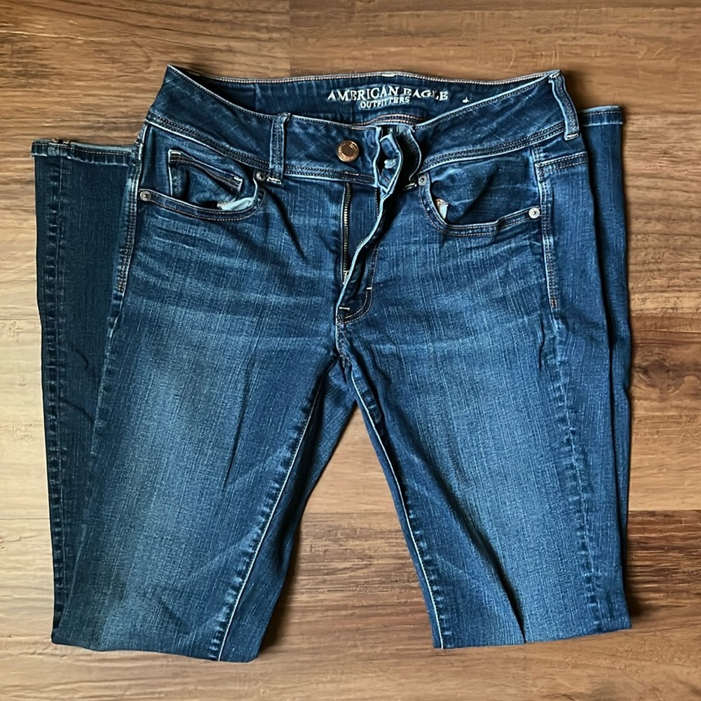 American Eagle Superstretch Kick Boot Jeans